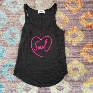 SOUL CYCLE GREY TANK TOP
